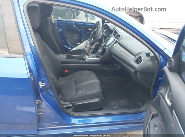 19XFC1F3XHE004889 2017 HONDA CIVIC Blue Widok wnętrza z przodu