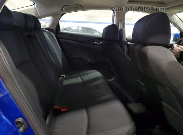 19XFC1F3XKE010618 2019 HONDA CIVIC Blue Հետևի նստատեղերի տեսք