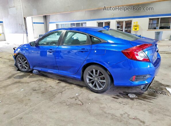 19XFC1F3XKE010618 2019 HONDA CIVIC Blue Հետևի ձախ
