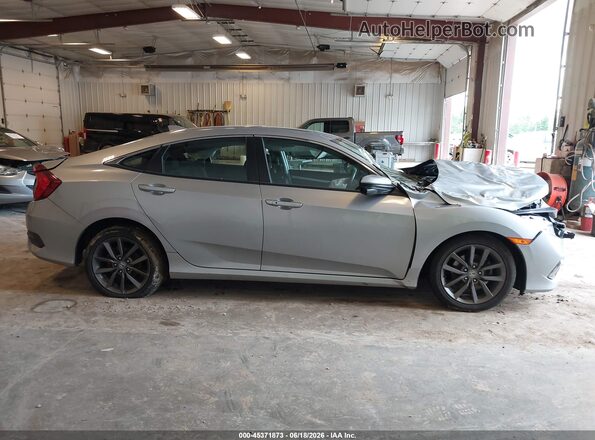 19XFC1F3XME005678 2021 HONDA CIVIC Silver Widok wnętrza z tyłu