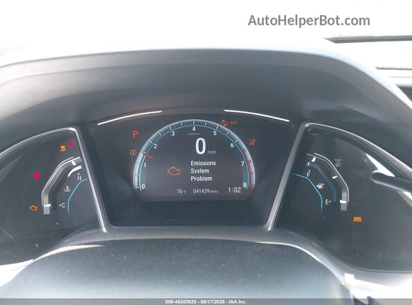 19XFC1F3XME201975 2021 HONDA CIVIC Gray Հետևի նստատեղերի տեսք