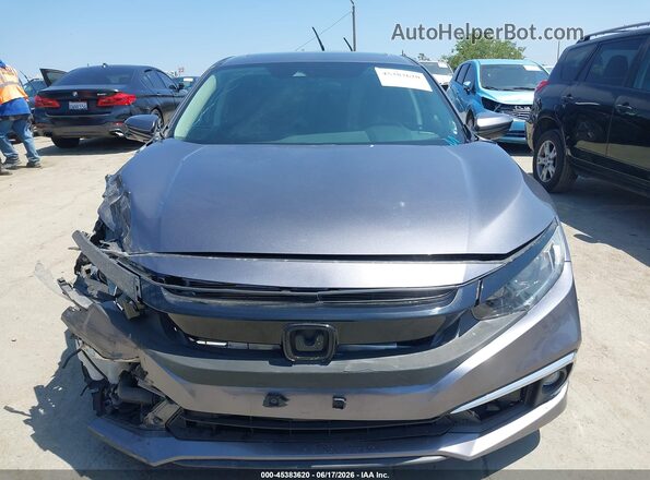 19XFC1F3XME201975 2021 HONDA CIVIC Gray Առջևի վահանակի տեսք