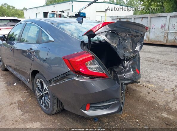 19XFC1F41JE001247 2018 HONDA CIVIC Gray Widok z przodu