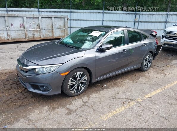 19XFC1F41JE001247 2018 HONDA CIVIC Gray Przód lewy