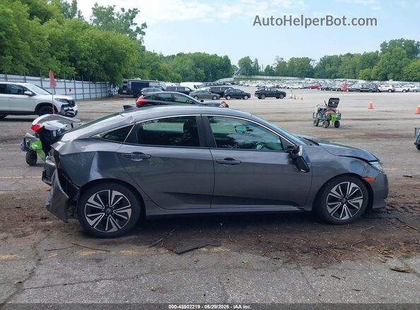 19XFC1F41JE001247 2018 HONDA CIVIC Gray Widok wnętrza z tyłu