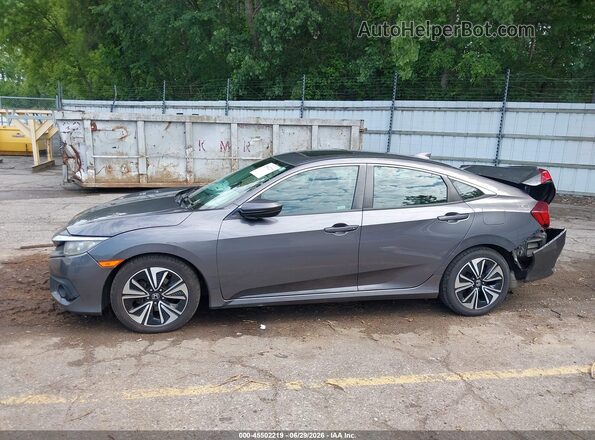 19XFC1F41JE001247 2018 HONDA CIVIC Gray Widok wnętrza 360 stopni