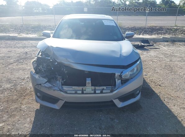19XFC1F46HE009094 2017 HONDA CIVIC Серебряный Вид щитка приборов