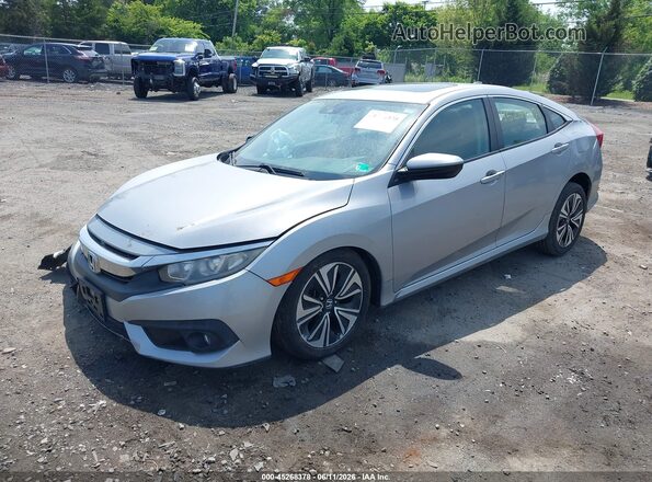 19XFC1F47GE023892 2016 HONDA CIVIC Silver წინა მარცხენა ხედი სამი მეოთხედიდან
