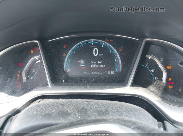 19XFC1F47GE023892 2016 HONDA CIVIC Silver უკანა სავარძლების ხედი