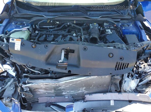 19XFC1F70HE211262 2017 HONDA CIVIC Blue Vista interior trasera