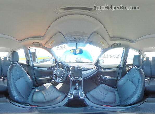 19XFC1F70HE211262 2017 HONDA CIVIC Blue Vista de la etiqueta del VIN