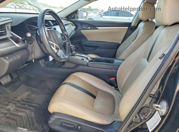 19XFC1F71GE007634 2016 HONDA CIVIC Black Front interior view