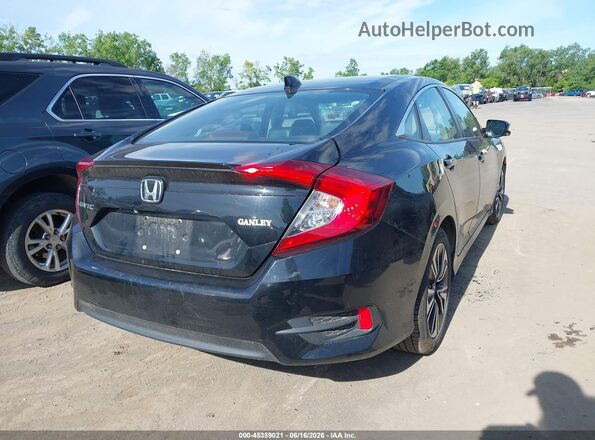 19XFC1F71GE032503 2016 HONDA CIVIC Black უკანა მარჯვენა