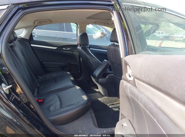 19XFC1F71GE032503 2016 HONDA CIVIC Black VIN კოდის სტიკერის ხედი