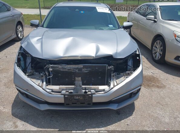 19XFC1F71KE011031 2019 HONDA CIVIC Silver Вид задньої частини салону