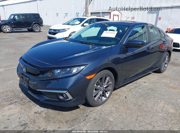 19XFC1F71LE218309 2020 HONDA CIVIC Gray Vista tres cuartos delantera izquierda
