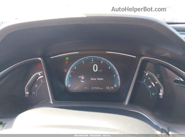 19XFC1F71LE218309 2020 HONDA CIVIC Gray Vista de los asientos traseros