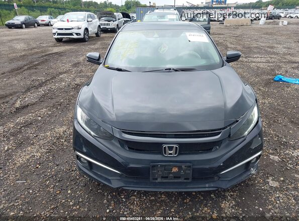 19XFC1F72KE204191 2019 HONDA CIVIC Black Vista del cuadro de instrumentos