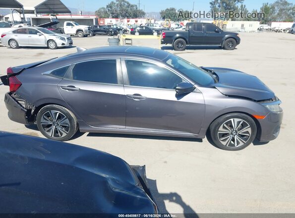 19XFC1F73GE211206 2016 HONDA CIVIC Gray Widok wnętrza z tyłu