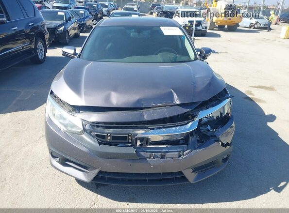 19XFC1F73GE211206 2016 HONDA CIVIC Gray Widok zestawu wskaźników