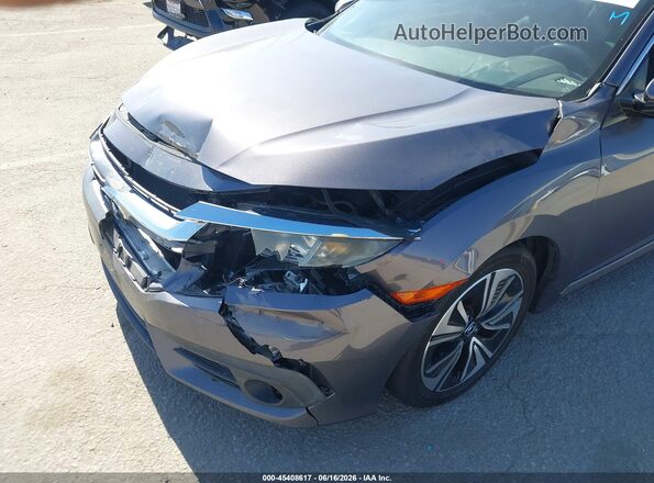 19XFC1F73GE211206 2016 HONDA CIVIC Gray Widok z przodu