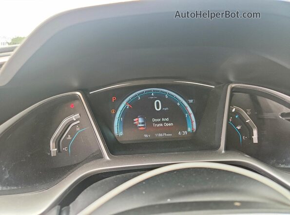 19XFC1F74GE040479 2016 HONDA CIVIC White Widok zestawu wskaźników