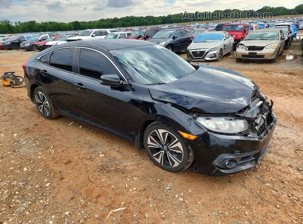 19XFC1F75HE005385 2017 HONDA CIVIC Черный Передняя правая четверть