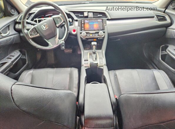 19XFC1F75HE005385 2017 HONDA CIVIC Черный Вид панели приборов