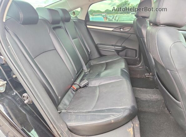 19XFC1F75HE005385 2017 HONDA CIVIC Черный Вид задних сидений