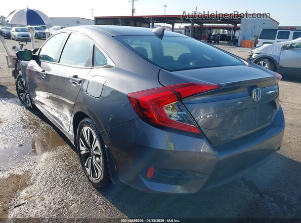 19XFC1F75HE012109 2017 HONDA CIVIC Gray Trasero izquierdo
