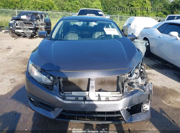 19XFC1F75HE012109 2017 HONDA CIVIC Gray Vista del cuadro de instrumentos