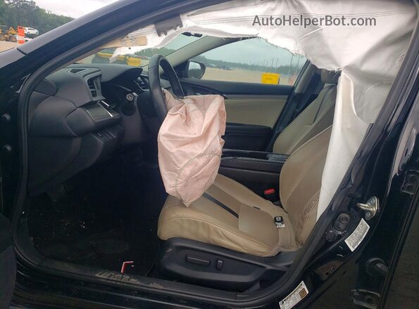 19XFC1F75HE026513 2017 HONDA CIVIC Black Вид салону спереду