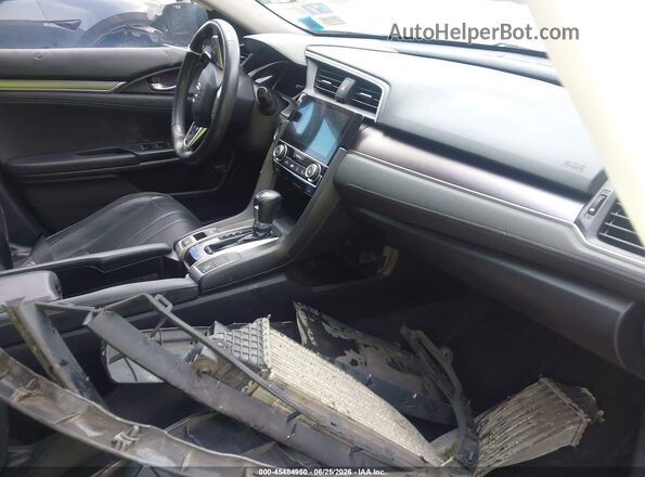 19XFC1F76GE217520 2016 HONDA CIVIC Черный Вид салона спереди