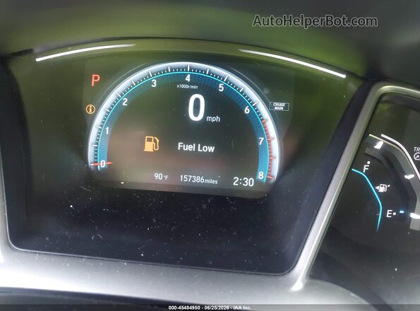 19XFC1F76GE217520 2016 HONDA CIVIC Черный Вид задних сидений