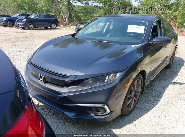 19XFC1F76LE013259 2020 HONDA CIVIC Blue Widok wnętrza z tyłu