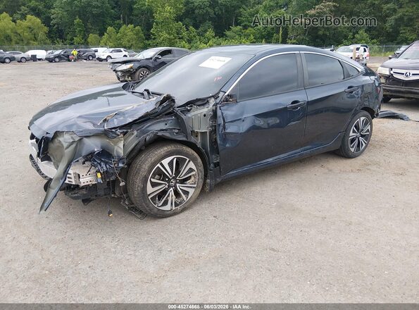 19XFC1F77GE020453 2016 HONDA CIVIC Blue Передня ліва чверть