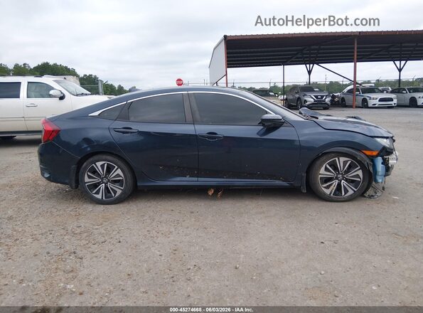 19XFC1F77GE020453 2016 HONDA CIVIC Blue Панорамний вид салону 360°