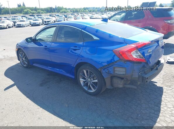 19XFC1F77LE203894 2020 HONDA CIVIC Blue Rear left