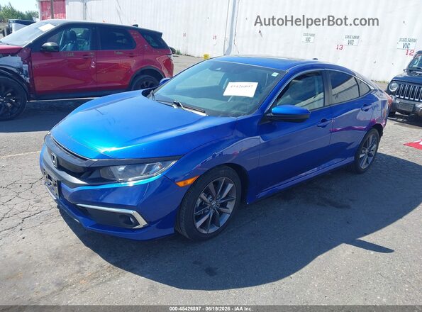 19XFC1F77LE203894 2020 HONDA CIVIC Blue Front left