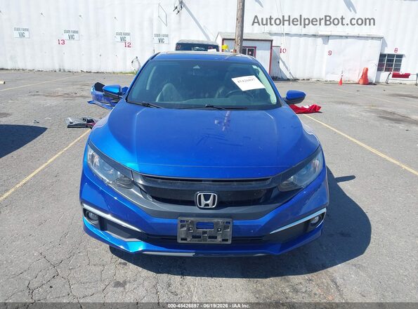 19XFC1F77LE203894 2020 HONDA CIVIC Blue Rear interior view