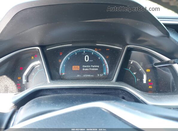 19XFC1F77LE209047 2020 HONDA CIVIC Black Вид задніх сидінь