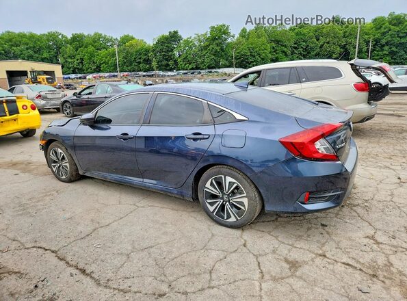 19XFC1F78HE201983 2017 HONDA CIVIC Синий Задняя левая четверть