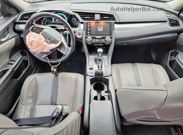 19XFC1F78HE201983 2017 HONDA CIVIC Синий Вид панели приборов