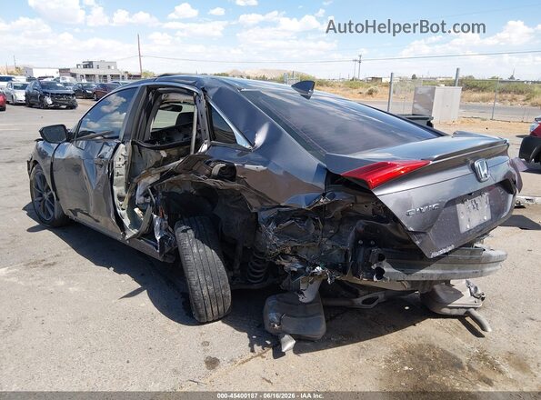 19XFC1F78LE010721 2020 HONDA CIVIC Gray Rear left