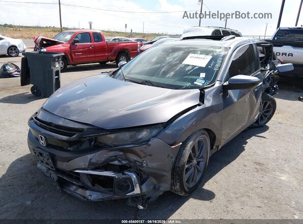 19XFC1F78LE010721 2020 HONDA CIVIC Gray Front left