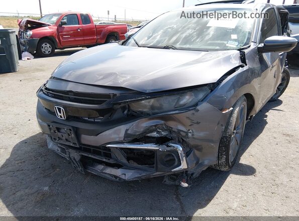 19XFC1F78LE010721 2020 HONDA CIVIC Gray Front view
