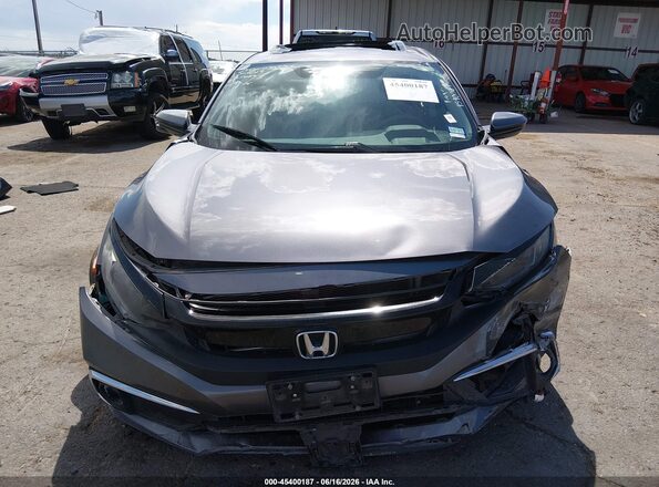 19XFC1F78LE010721 2020 HONDA CIVIC Gray Dashboard view