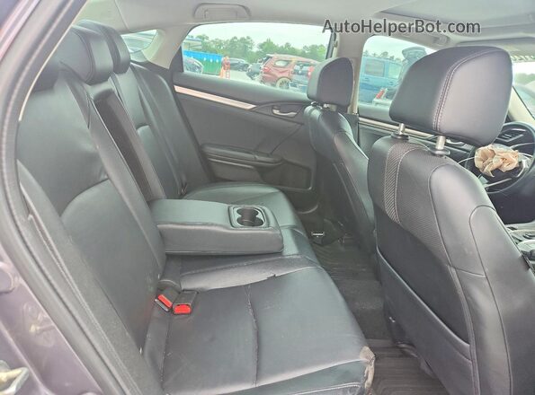 19XFC1F78LE017684 2020 HONDA CIVIC Gray Vista de los asientos traseros