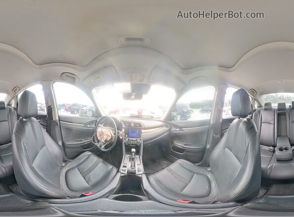 19XFC1F78LE017684 2020 HONDA CIVIC Gray Vista interior de 360 grados
