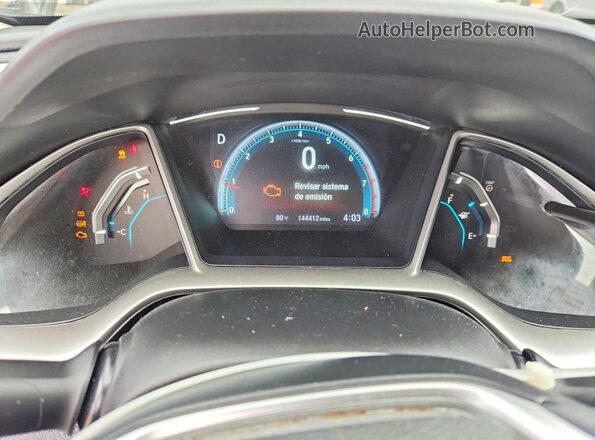 19XFC1F79HE005812 2017 HONDA CIVIC Silver Սարքավորումների վահանակի տեսք